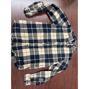 Ridgecut Plaid Button Up Mens Flannel Shirt Size Medium